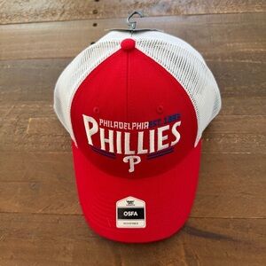 Fan Favorite MLB Philadelphia Phillies Red and White Cap